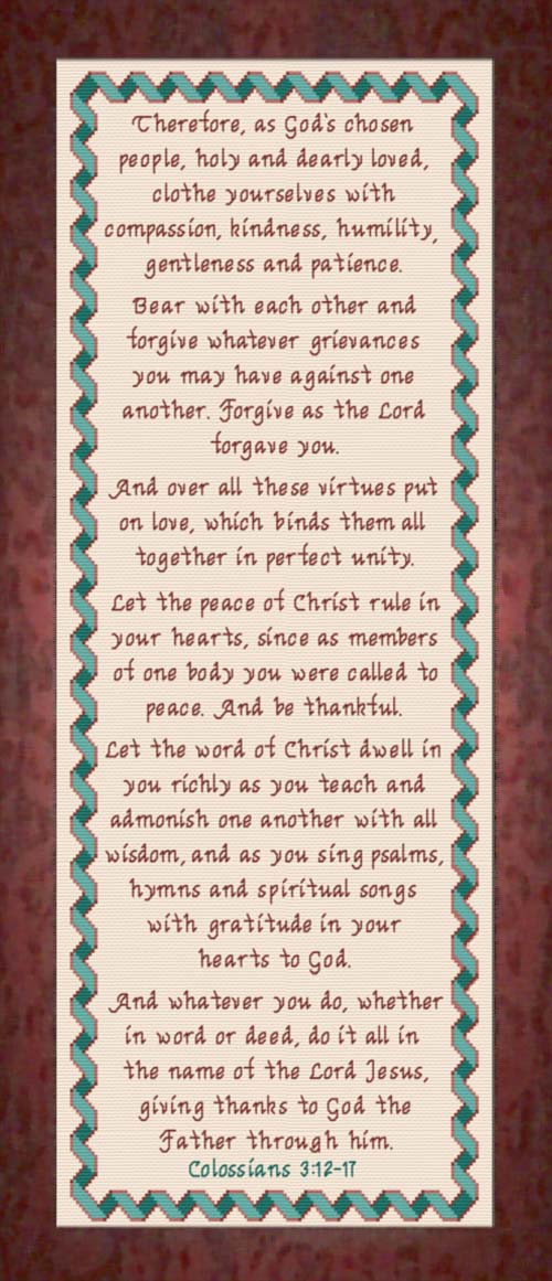 God's People - Colossians 3:12-17